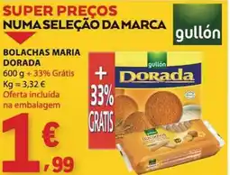 E.Leclerc Bolachas maria dorada gullón promoção