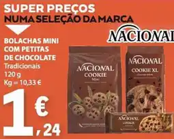 E.Leclerc Bolachas mini com petitas de chocolate tradicionais promoção