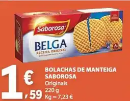 E.Leclerc Bolachas de manteiga saborosa promoção