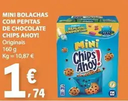 E.Leclerc Mini bolachas com pepitas de chocolate chips ahoy! promoção