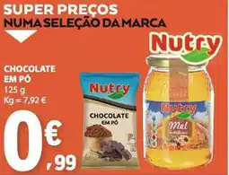 E.Leclerc Chocolate em pó nutry promoção
