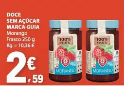 E.Leclerc Doce sem açúcar marca guia morango frasco promoção
