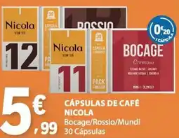 E.Leclerc Cápsulas de café nicola promoção
