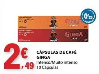E.Leclerc Cápsulas de café ginga promoção