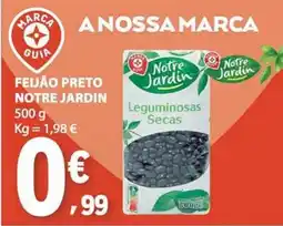 E.Leclerc Feijão preto notre jardin promoção