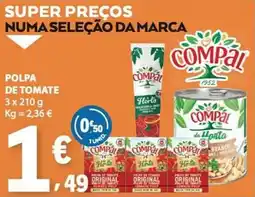 E.Leclerc Polpa de tomate compal promoção