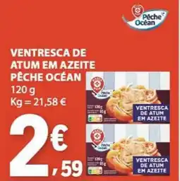 E.Leclerc Ventresca de atum em azeite pêche océan promoção