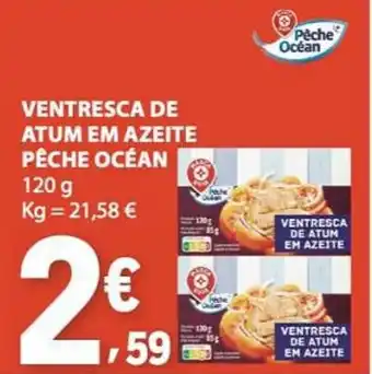 E.Leclerc Ventresca de atum em azeite pêche océan promoção