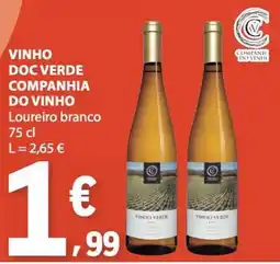 E.Leclerc Vinho doc verde companhia do vinho promoção