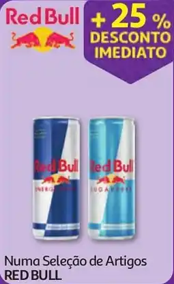 Auchan Numa Seleção de Artigos RED BULL promoção