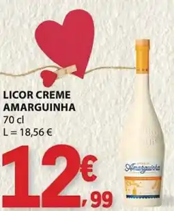 E.Leclerc Licor creme amarguinha promoção