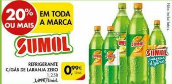 Pingo Doce Refrescos sumol promoção