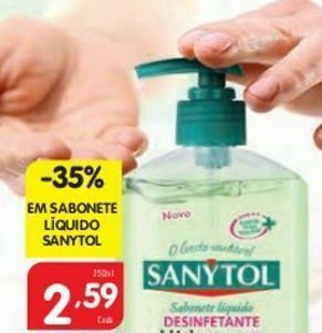 Sabonete líquido sanytol