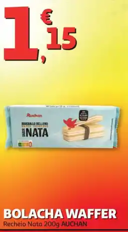 Auchan Bolacha waffer promoção
