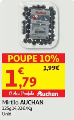 Auchan Mirtilo AUCHAN promoção