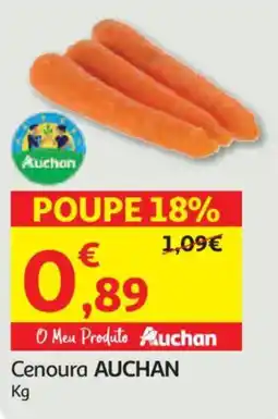 Auchan Cenoura AUCHAN promoção