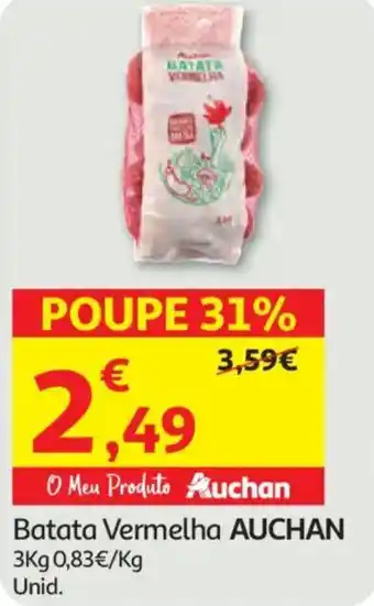 Auchan Batata Vermelha AUCHAN promoção