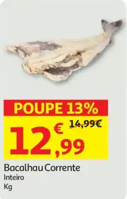 Auchan Bacalhau Corrente promoção