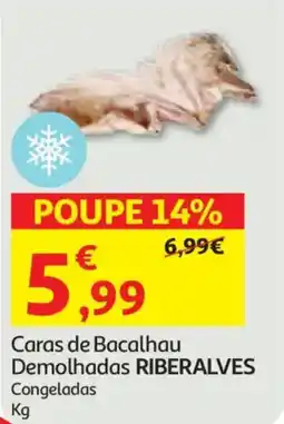 Auchan Caras de Bacalhau Demolhadas RIBERALVES promoção
