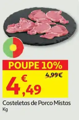 Auchan Costeletas de Porco Mistas promoção