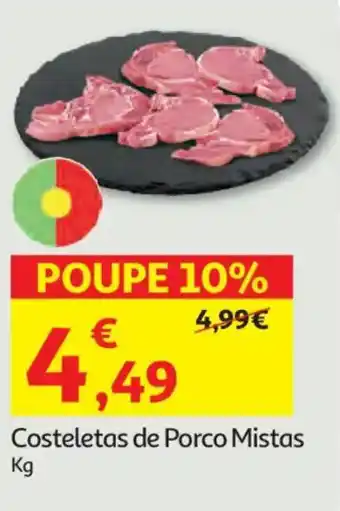 Auchan Costeletas de Porco Mistas promoção