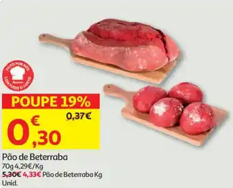 Auchan Pão de Beterraba promoção