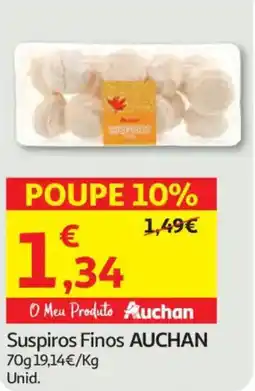 Auchan Suspiros Finos AUCHAN promoção