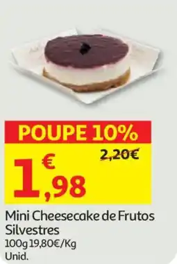 Auchan Mini Cheesecake de Frutos Silvestres promoção
