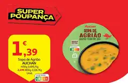 Auchan Sopa de Agrião AUCHAN promoção