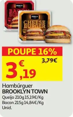 Auchan Hambúrguer BROOKLYN TOWN promoção