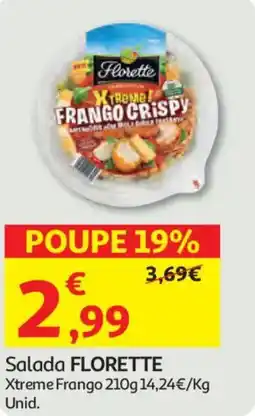 Auchan Salada FLORETTE Xtreme Frango promoção