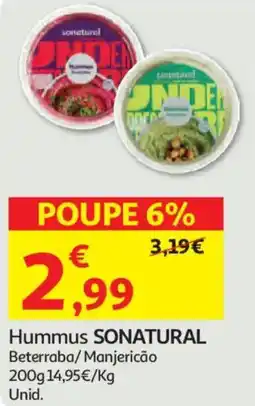 Auchan Hummus SONATURAL promoção