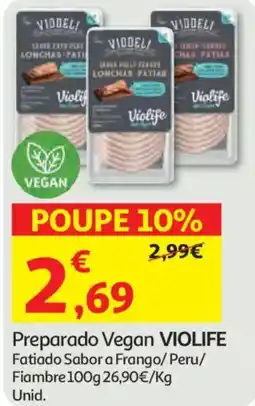 Auchan Preparado Vegan VIOLIFE promoção