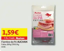 Auchan Fiambre da Pá AUCHAN promoção