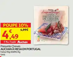 Auchan Presunto Chaves AUCHAN À MESA EM PORTUGAL promoção