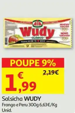 Auchan Salsicha WUDY promoção