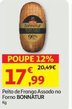 Auchan Peito de Frango Assado no Forno BONNATUR promoção