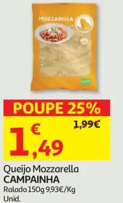 Auchan Queijo Mozzarella CAMPAINHA promoção