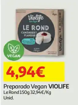 Auchan Preparado Vegan VIOLIFE promoção
