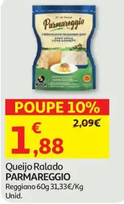 Auchan Queijo Ralado PARMAREGGIO Reggiano promoção