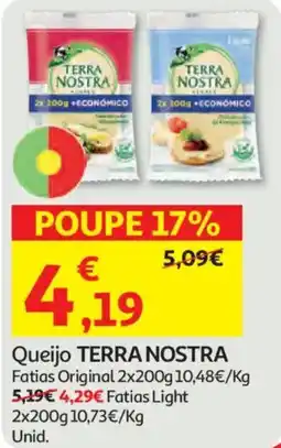 Auchan Queijo TERRA NOSTRA promoção