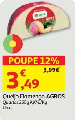 Auchan Queijo Flamengo AGROS promoção