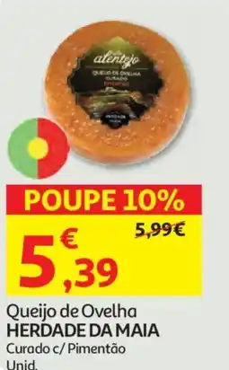 Auchan Queijo de Ovelha HERDADE DA MAIA promoção