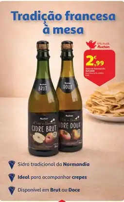 Auchan Sidra de Normandia AUCHAN promoção