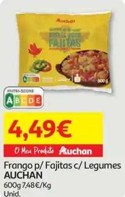 Auchan Frango p/ Fajitas c/ Legumes promoção