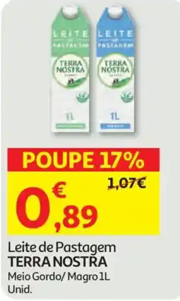 Auchan Leite de Pastagem TERRA NOSTRA promoção