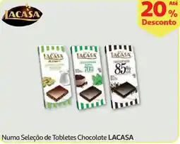 Auchan Numa Seleção de Tabletes Chocolate LACASA promoção