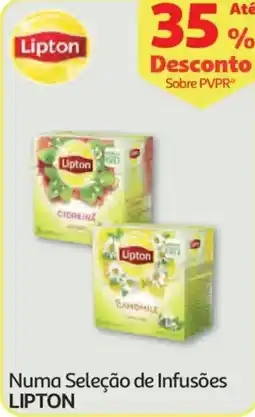 Auchan Numa Seleção de Infusões LIPTON promoção