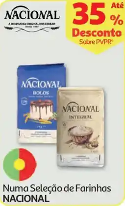 Auchan Numa Seleção de Farinhas NACIONAL promoção