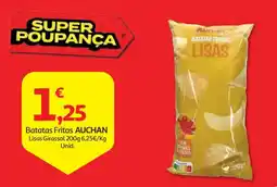 Auchan Batatas Fritas AUCHAN promoção